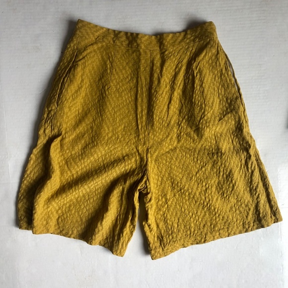 Anthropologie Seen Worn Kept Pleated Chevron Shorts - Picture 5 of 8